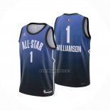 Camiseta All Star 2023 New Orleans Pelicans Zion Williamson NO 1 Azul