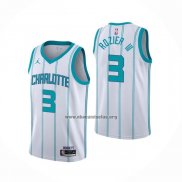 Camiseta Charlotte Hornets Terry Rozier III NO 3 Association 2020-21 Blanco