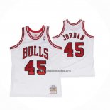 Camiseta Chicago Bulls Michael Jordan NO 23 Mitchell & Ness 1994-95 Blanco