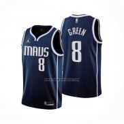 Camiseta Dallas Mavericks Josh Green NO 8 Statement 2022-23 Azul