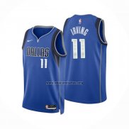 Camiseta Dallas Mavericks Kyrie Irving NO 11 Icon 2022-23 Azul