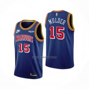 Camiseta Golden State Warriors Mychal Mulder NO 15 75th Anniversary Azul