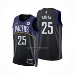 Camiseta Indiana Pacers Jalen Smith NO 25 Ciudad 2022-23 Azul