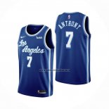 Camiseta Los Angeles Lakers Carmelo Anthony NO 7 Classic 2021 Azul