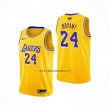 Camiseta Los Angeles Lakers Kobe Bryant NO 24 Icon 2018-19 Amarillo2