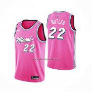 Camiseta Miami Heat Jimmy Butler NO 22 Earned 2019 Rosa