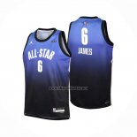 Camiseta Nino All Star 2023 Boston Celtics LeBron James NO 6 Azul