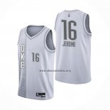 Camiseta Oklahoma City Thunder Ty Jerome NO 16 Ciudad 2021-22 Blanco