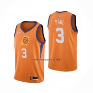 Camiseta Phoenix Suns Chris Paul NO 3 Statement 2020-21 Naranja