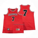 Camiseta Shohoku Miyagi NO 7 Rojo