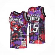 Camiseta Toronto Raptors Vince Carter NO 15 Mitchell & Ness Lunar New Year Violeta