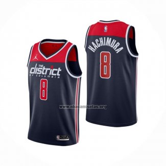 Camiseta Washington Wizards Rui Hachimura NO 8 Statement 2020-21 Azul