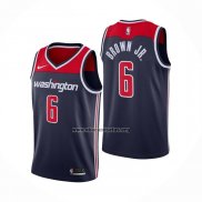 Camiseta Washington Wizards Troy Brown Jr. NO 6 Statement Azul