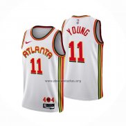 Camiseta Atlanta Hawks Trae Young NO 11 Association 2022-23 Blanco