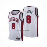 Camiseta Chicago Bulls Zach Lavine NO 8 Ciudad 2022-23 Blanco