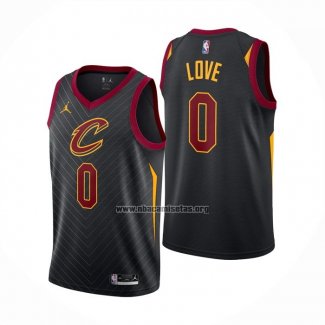 Camiseta Cleveland Cavaliers Kevin Love NO 0 Statement 2020-21 Negro