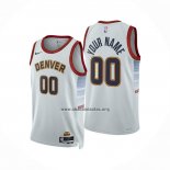 Camiseta Denver Nuggets Personalizada Ciudad 2022-23 Blanco