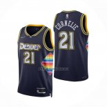 Camiseta Denver Nuggets Petr Cornelie NO 21 Ciudad 2021-22 Azul