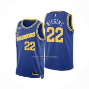 Camiseta Golden State Warriors Andrew Wiggins NO 22 Classic 2022-23 Azul