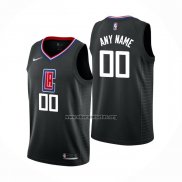 Camiseta Los Angeles Clippers Personalizada Statement Negro
