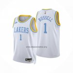 Camiseta Los Angeles Lakers D'Angelo Russell NO 1 Classic 2022-23 Blanco