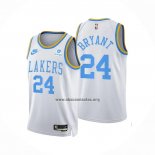 Camiseta Los Angeles Lakers Kobe Bryant NO 24 Classic 2022-23 Blanco