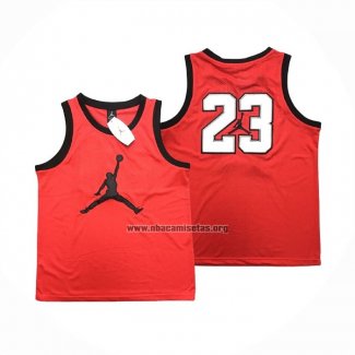 Camiseta Michael Jordan NO 23 Rojo Blanco