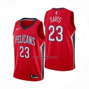 Camiseta New Orleans Pelicans Anthony Davis NO 23 Statement Rojo