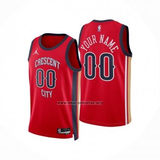 Camiseta New Orleans Pelicans Personalizada Statement 2023-24 Rojo