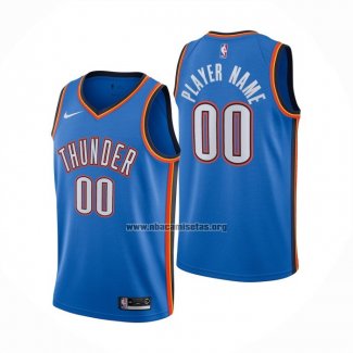 Camiseta Oklahoma City Thunder Personalizada Icon Azul