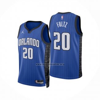 Camiseta Orlando Magic Markelle Fultz NO 20 Statement 2022-23 Azul