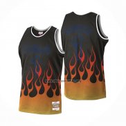 Camiseta Orlando Magic Penny Hardaway Flames Negro