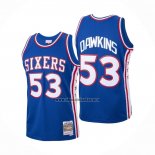 Camiseta Philadelphia 76ers Darryl Dawkins NO 53 Mitchell & Ness 1976-77 Azul