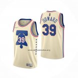 Camiseta Philadelphia 76ers Dwight Howard NO 39 Earned 2020-21 Crema