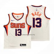 Camiseta Phoenix Suns Steve Nash NO 13 Association Blanco