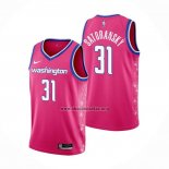 Camiseta Washington Wizards Tomas Satoransky NO 31 Ciudad 2022-23 Rosa