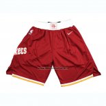 Pantalone Houston Rockets Hardwood Classics Rojo