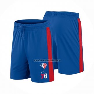 Pantalone Philadelphia 76ers 75th Anniversary Azul