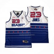 Camiseta All Star 2006 LeBron James NO 23 Azul Blanco