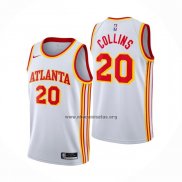 Camiseta Atlanta Hawks John Collins NO 20 Association 2020-21 Blanco