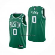 Camiseta Boston Celtics Jayson Tatum NO 0 Icon 2021-22 Verde