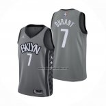 Camiseta Brooklyn Nets Kevin Durant NO 7 Statement 2021 Gris