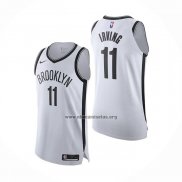 Camiseta Brooklyn Nets Kyrie Irving NO 11 Association Autentico Blanco