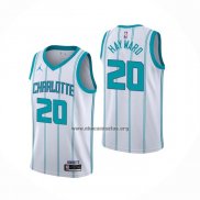 Camiseta Charlotte Hornets Gordon Hayward NO 20 Association 2020-21 Blanco