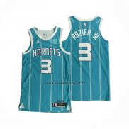 Camiseta Charlotte Hornets Terry Rozier III NO 3 Icon Autentico 2020-21 Verde