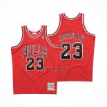Camiseta Chicago Bulls Michael Jordan NO 23 Hardwood Classics Throwback 1997-1998 Rojo