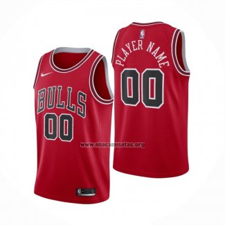 Camiseta Chicago Bulls Personalizada Icon Rojo