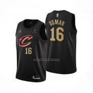 Camiseta Cleveland Cavaliers Cedi Osman NO 16 Statement 2022-23 Negro