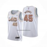 Camiseta Cleveland Cavaliers Donovan Mitchell NO 45 Ciudad 2022-23 Blanco