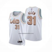 Camiseta Cleveland Cavaliers Jarrett Allen NO 31 Ciudad 2022-23 Blanco